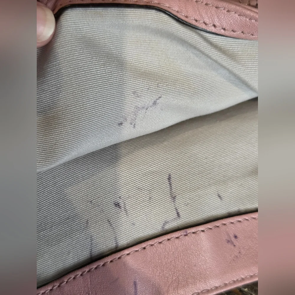 Coach Soho Lynn Hobo Bag Rose Pink Leather - Picture 15 of 15